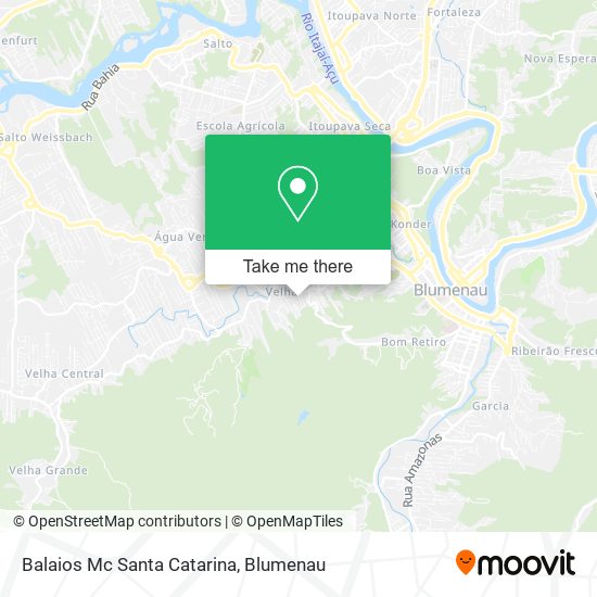 Balaios Mc Santa Catarina map