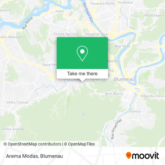 Arema Modas map