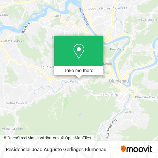 Residencial Joao Augusto Gerlinger map
