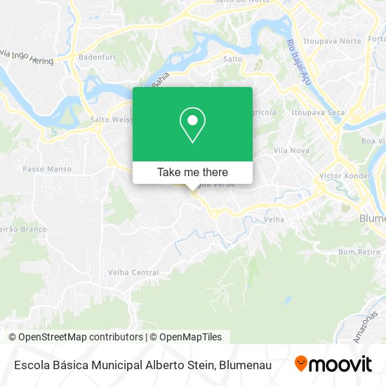 Mapa Escola Básica Municipal Alberto Stein