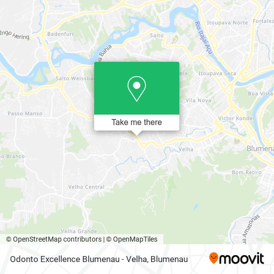 Odonto Excellence Blumenau - Velha map