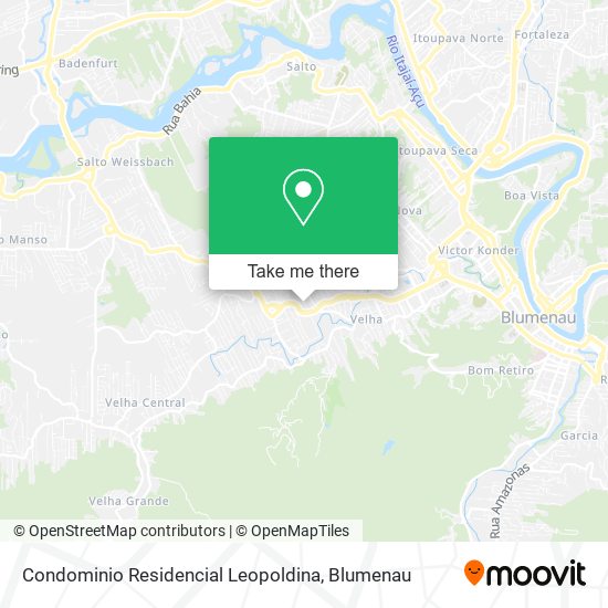 Mapa Condominio Residencial Leopoldina