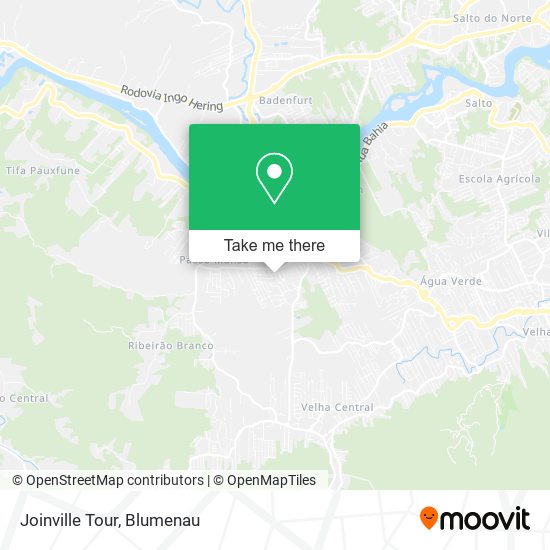 Joinville Tour map