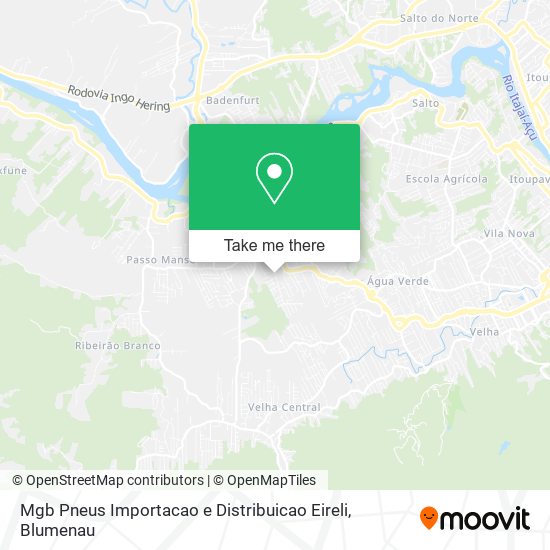 Mgb Pneus Importacao e Distribuicao Eireli map