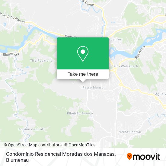 Condomínio Residencial Moradas dos Manacas map