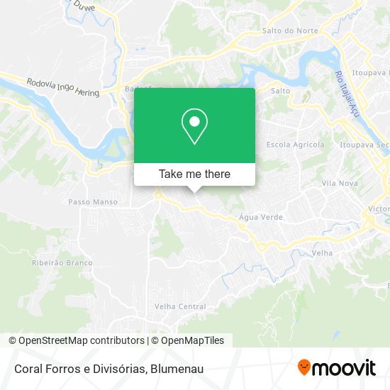 Coral Forros e Divisórias map