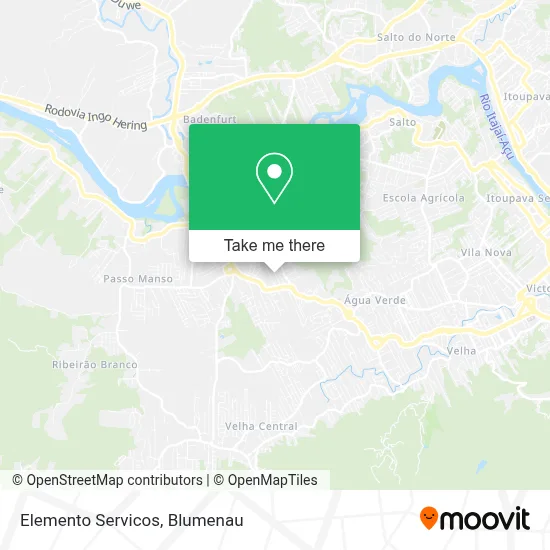Elemento Servicos map
