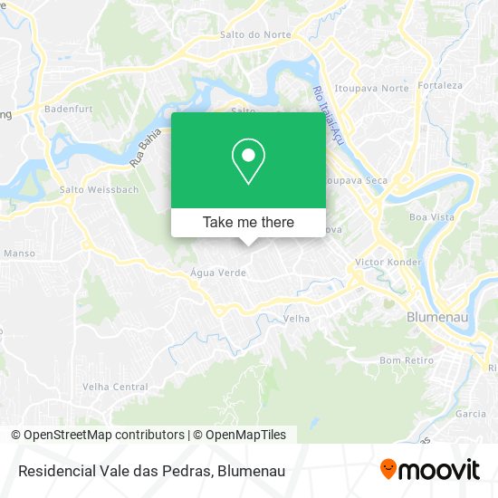 Mapa Residencial Vale das Pedras