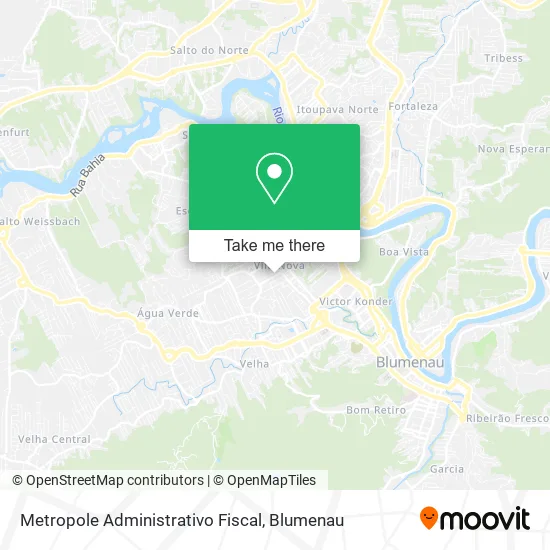 Metropole Administrativo Fiscal map