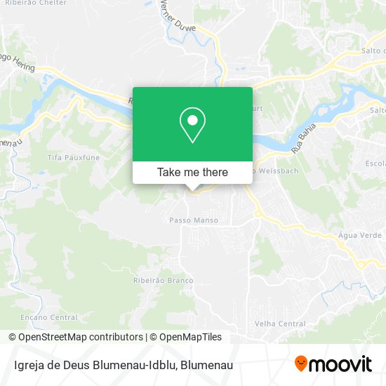 Igreja de Deus Blumenau-Idblu map