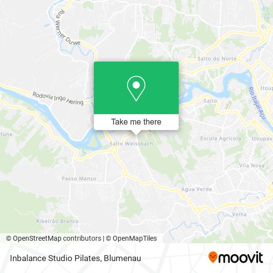 Inbalance Studio Pilates map