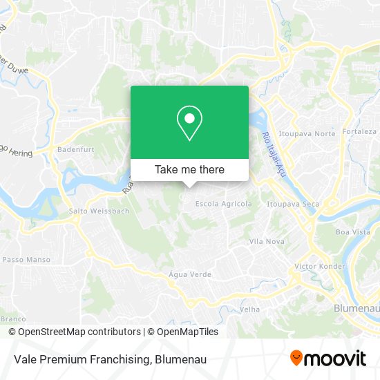 Vale Premium Franchising map