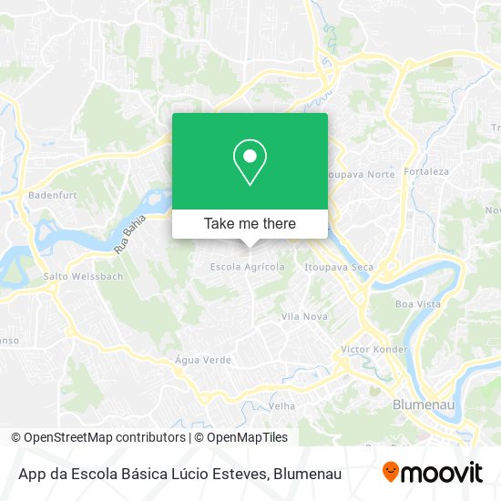 App da Escola Básica Lúcio Esteves map