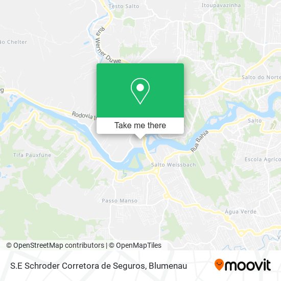 S.E Schroder Corretora de Seguros map