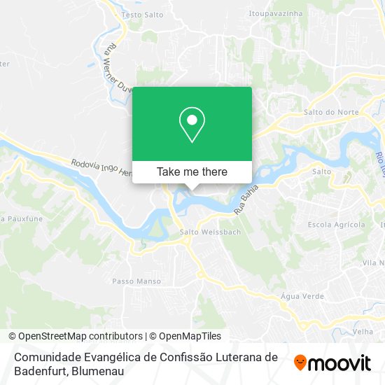 Comunidade Evangélica de Confissão Luterana de Badenfurt map