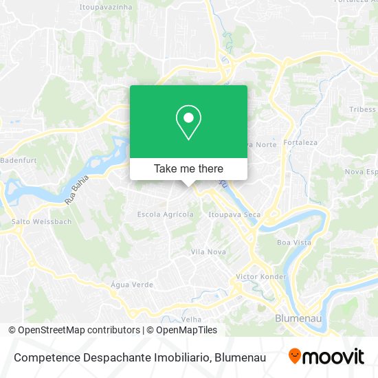 Competence Despachante Imobiliario map