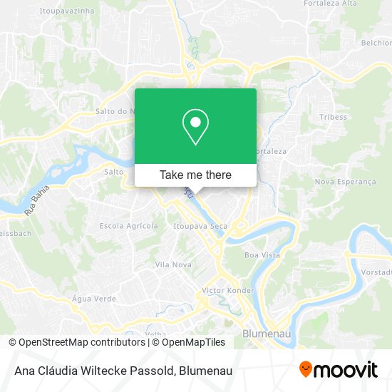 Ana Cláudia Wiltecke Passold map