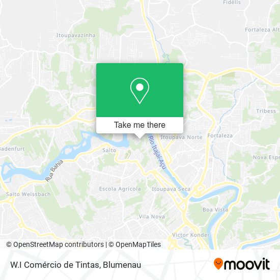 W.I Comércio de Tintas map