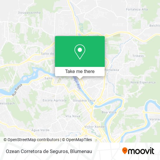 Ozean Corretora de Seguros map