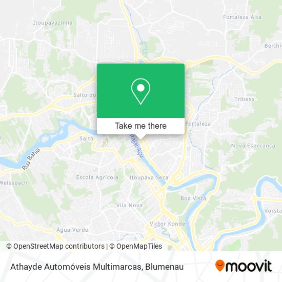 Athayde Automóveis Multimarcas map