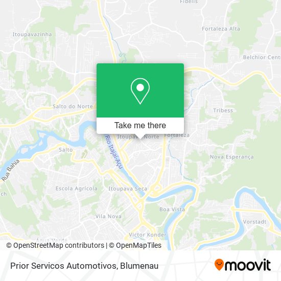 Prior Servicos Automotivos map