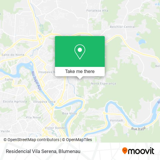 Mapa Residencial Vila Serena