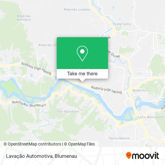 Lavação Automotiva map