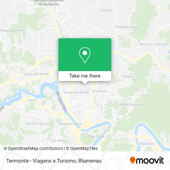 Mapa Termonte - Viagens e Turismo