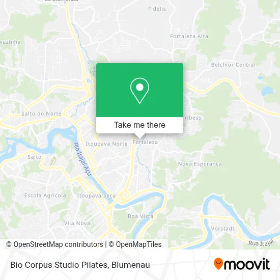 Bio Corpus Studio Pilates map