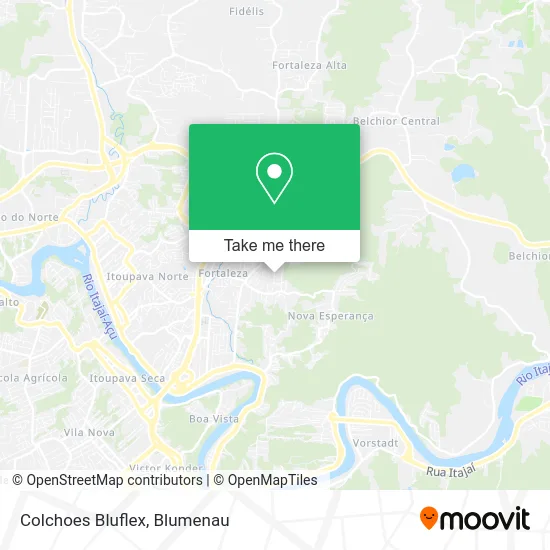 Colchoes Bluflex map