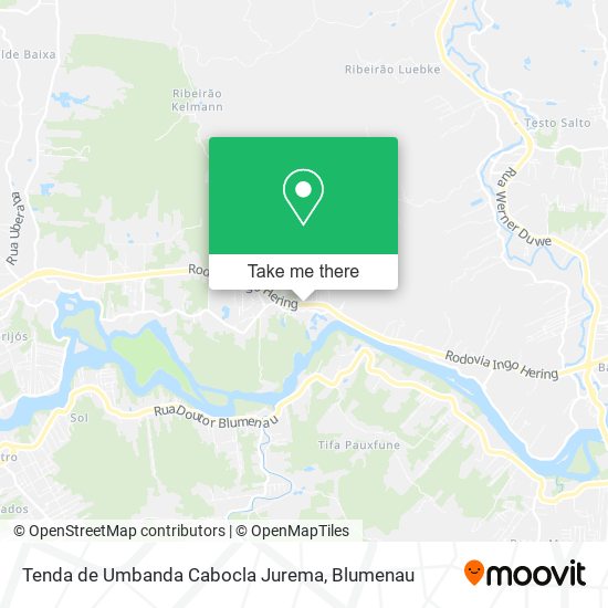 Tenda de Umbanda Cabocla Jurema map