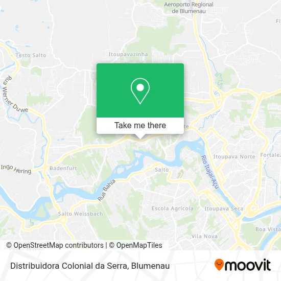 Distribuidora Colonial da Serra map