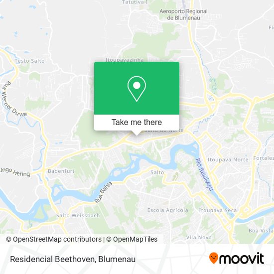 Residencial Beethoven map