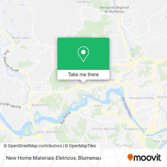 New Home Materiais Eletricos map