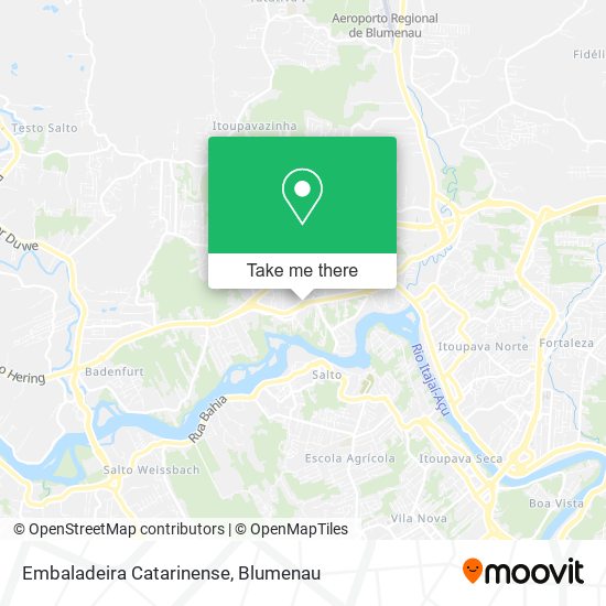 Embaladeira Catarinense map