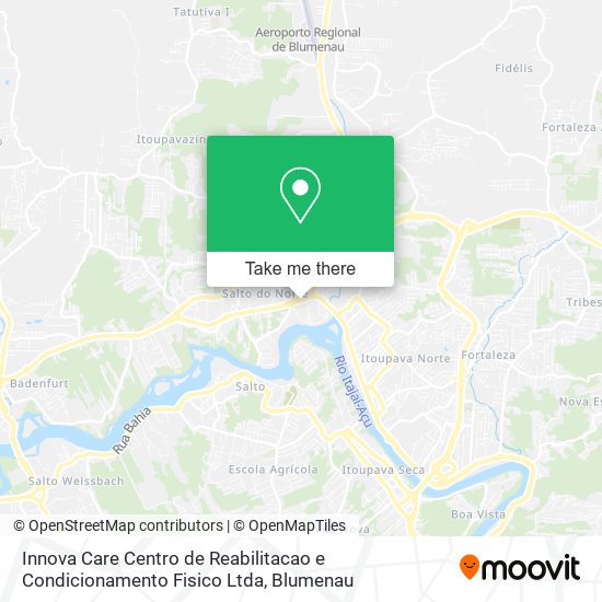 Mapa Innova Care Centro de Reabilitacao e Condicionamento Fisico Ltda