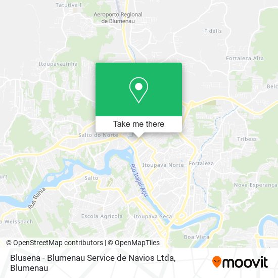 Blusena - Blumenau Service de Navios Ltda map