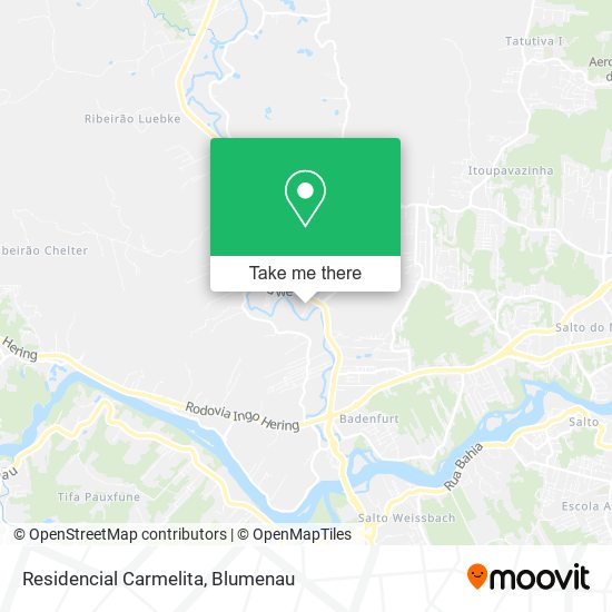 Residencial Carmelita map