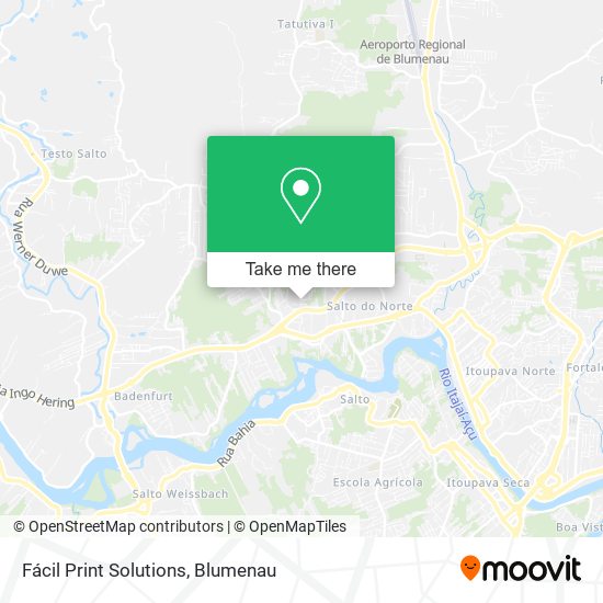 Fácil Print Solutions map