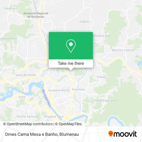 Dmes Cama Mesa e Banho map
