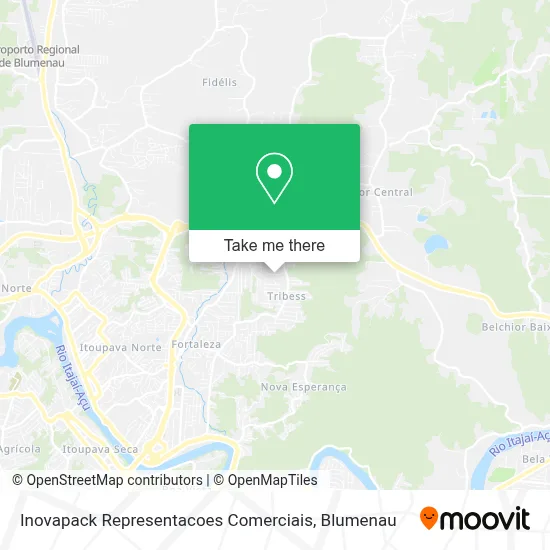 Inovapack Representacoes Comerciais map