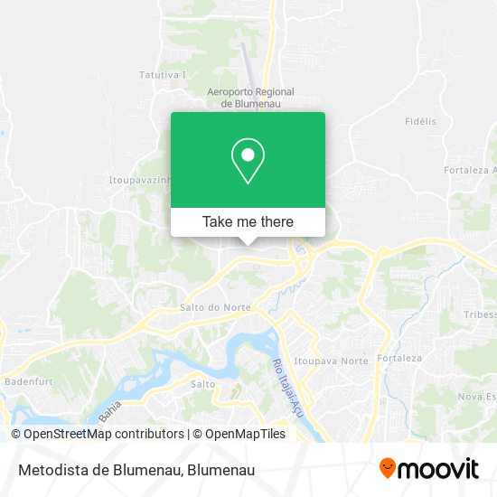 Metodista de Blumenau map