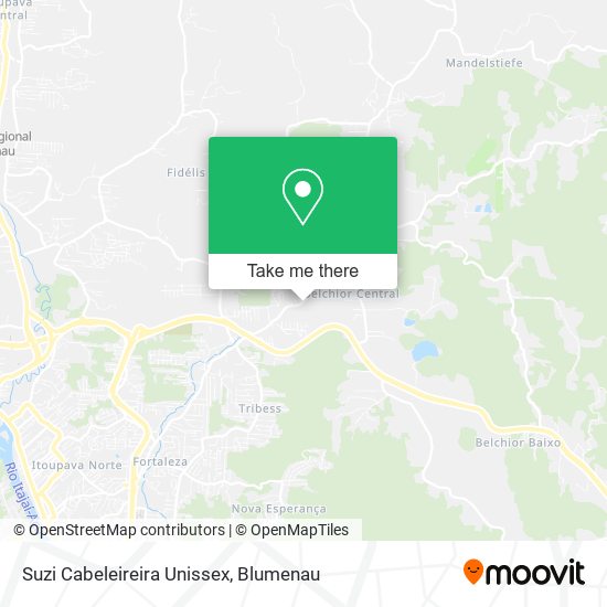 Mapa Suzi Cabeleireira Unissex