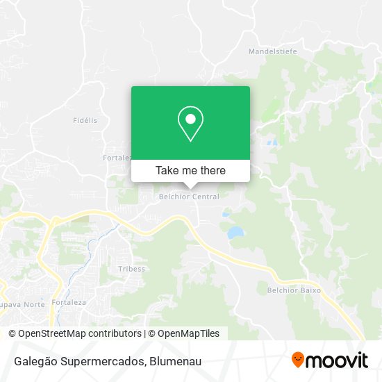 Galegão Supermercados map
