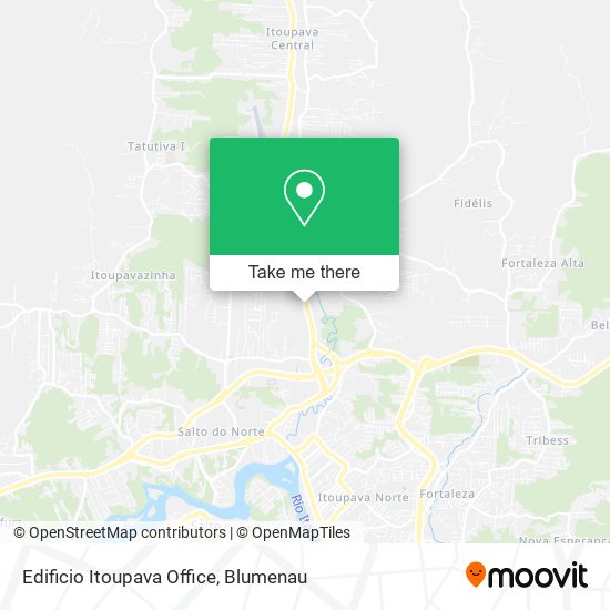 Edificio Itoupava Office map