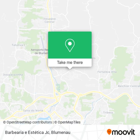 Barbearia e Estética Jc map