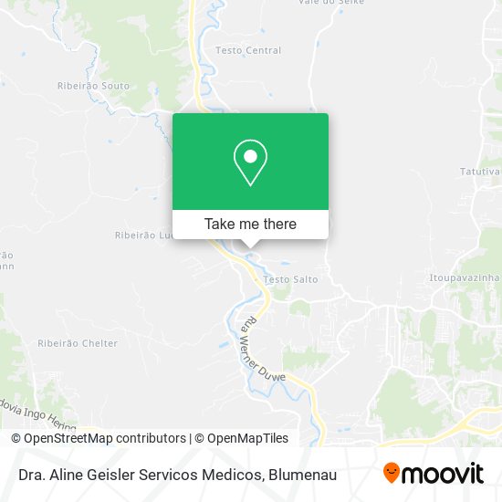 Mapa Dra. Aline Geisler Servicos Medicos