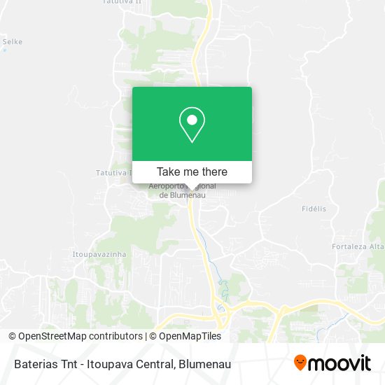 Baterias Tnt - Itoupava Central map