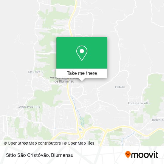 Sítio São Cristóvão map
