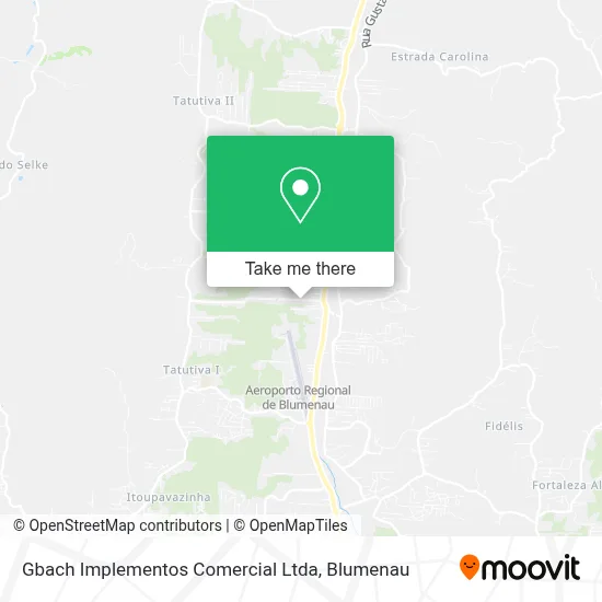 Gbach Implementos Comercial Ltda map